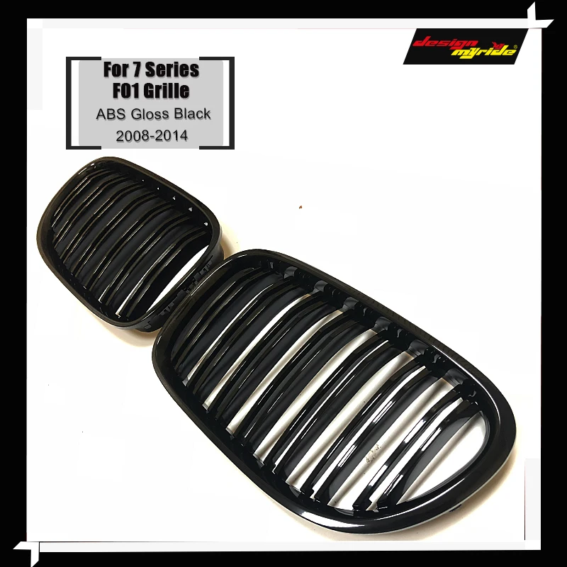 Пара F01 Передняя решетка ABS глянец Черный для грили M Style 740i 740Li 745i 750i 760Li двойная