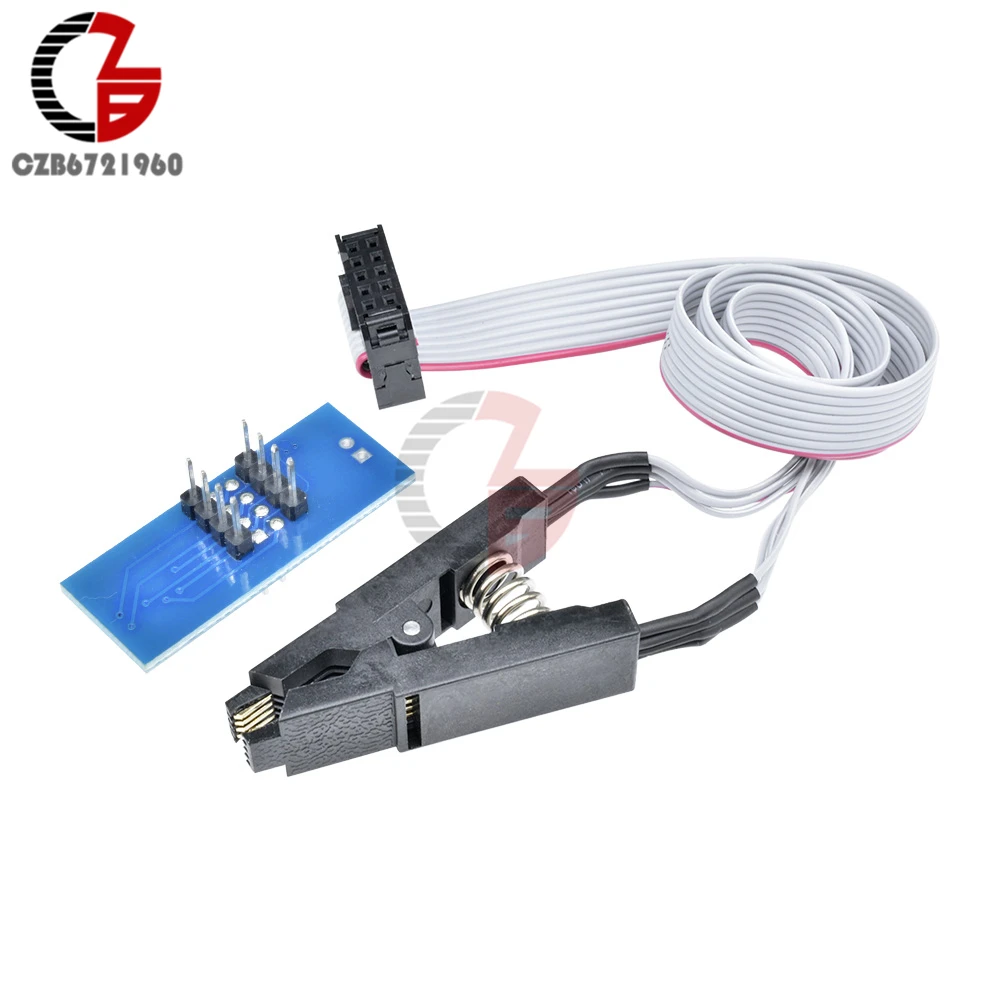 1 комплект SOIC8 SOP8 SOP чип формата Flash IC тестовый зажим разъем Adpter BIOS 24 25 93