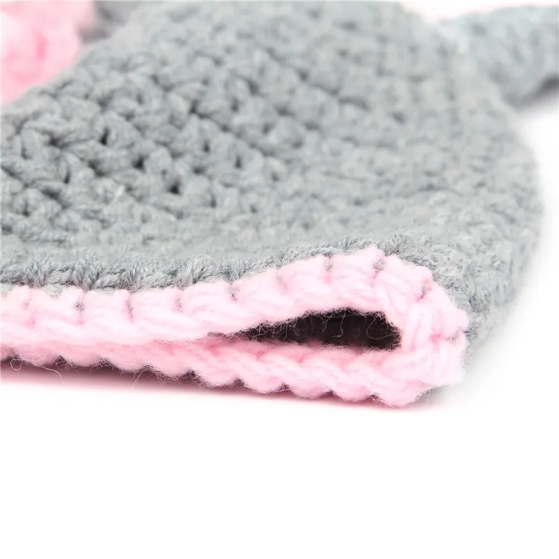 Пасхальный кролик Новорожденный ребенок реквизит для фотосессии вязаный