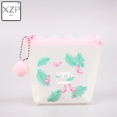 Style 4 XZP розовый прозрачный мини-кошелек из ПВХ с мультяшным принтом для девочек, модный пенал для хранения монет, сумочка для рук, кошелек, сумка для ключей, гарнитура - Цвет: Style 4