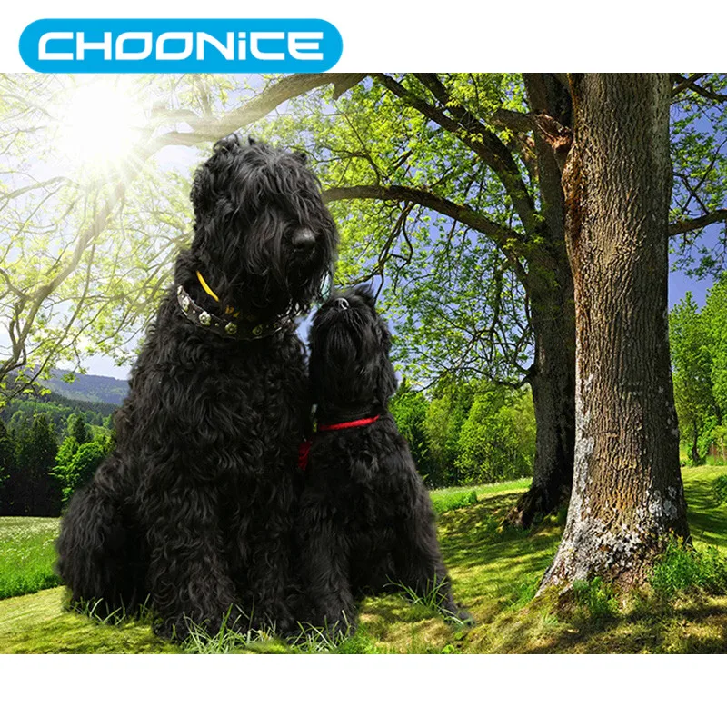 Алмаз живопись Стразы Покемон спальный собака черный Pet Puppy DIY 3D DIAMOND Вышивка