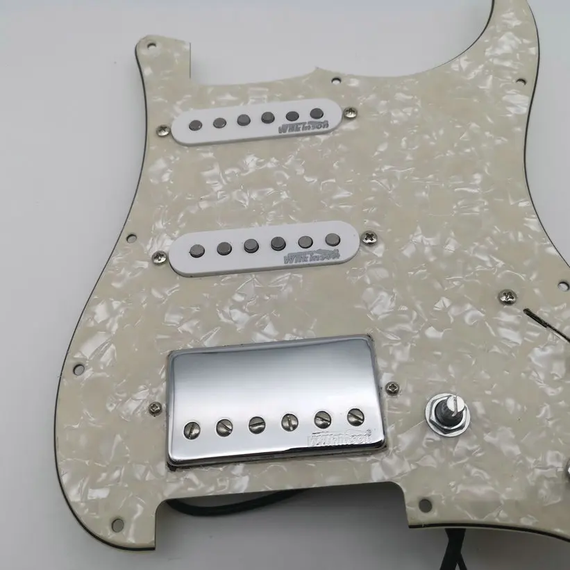 Wilkinson SSH Alnico Одиночная катушка пикапа Pickguard электропроводка подходит для гитара
