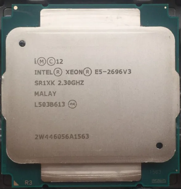 Intel E5-2696 V3 Melhor qualidade E5-2696V3 9.6GT/s 2,30 ГГц LGA2011 E5 2696 V3 18-core 45 МБ