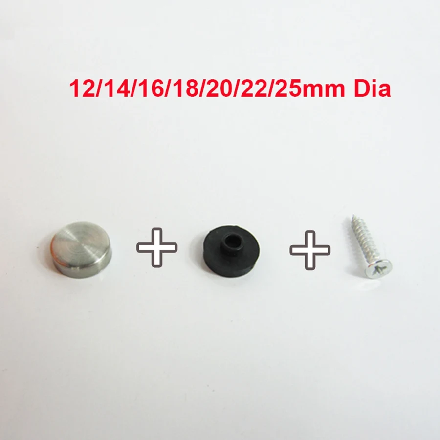 YUMORE 40 комплектов 12/14/16/18/20/22/25 мм Diamenter декоративный зеркальный винт Кепки ногти