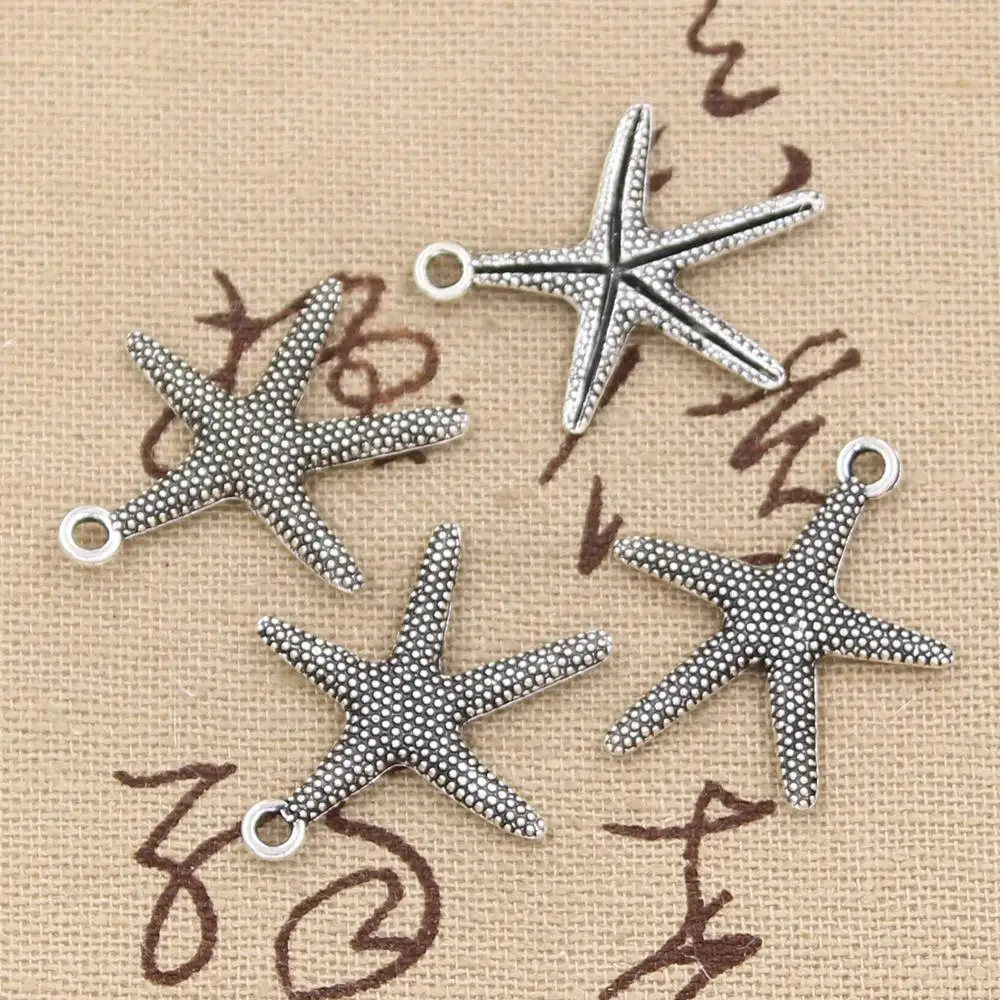 Подвеска в виде морской звезды 26x22 мм 20 шт.|charms starfish|starfish charmscharms jewelry making |