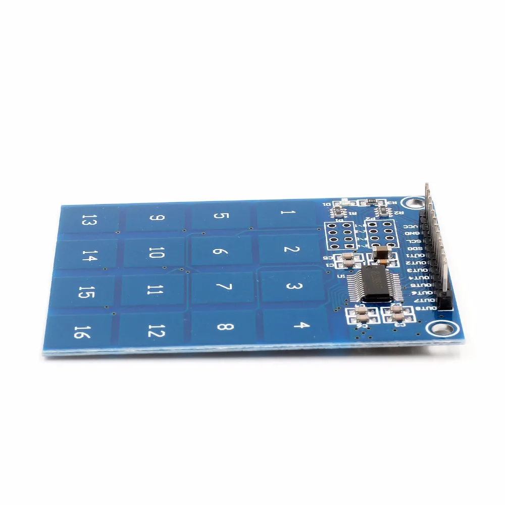 16 способов Φ TTP229 Capactive Touch Switch цифровой датчик IC модуль плата пластина 49 3 мм * 64 5