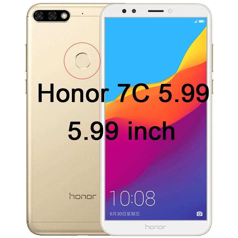 Honor 7C LND L29 2 шт. Защитное стекло для телефона для huawei Honor 7A 7C Pro Защита экрана для Honor 6A 8A 4A 5A 5 6 дюймов закаленное стекло - Цвет: Honor 7C LND L29