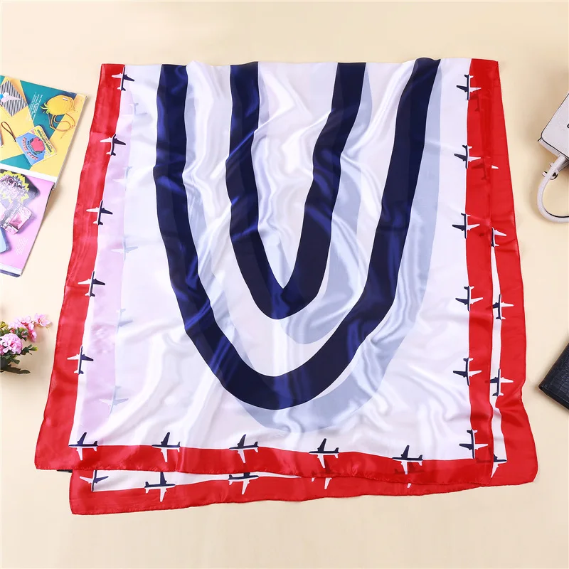 2019 New Women Scarf Fashion Soft Print Silk Scarves Long Lady Shawl and Wrap Female Pashmina Foulard Beach Stole | Аксессуары для