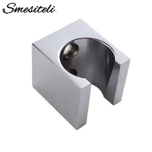 Однотонный латунный ручной держатель для душа, настенное крепление для ванной комнаты, ручной распылитель, палочка из матового никеля или хромированного волокна