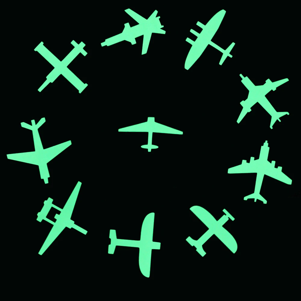 10 шт. наклейки для самолетов|luminous wall stickers|wall stickerdecorative stickers |