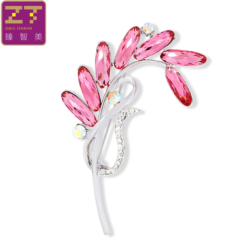 Zhen томоми изысканный шик интеллектуальной женщина цветок простой корсаж