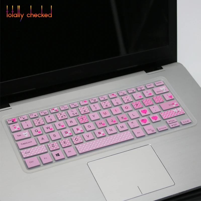 cartoon Для Dell Inspiron 15 5000 7000 серии i5568 i5578 7573 7569 7579 без цифровой клавиатуры ноутбука силиконовая клавиатура крышка кожи 15,6 дюймов - Цвет: cartoon