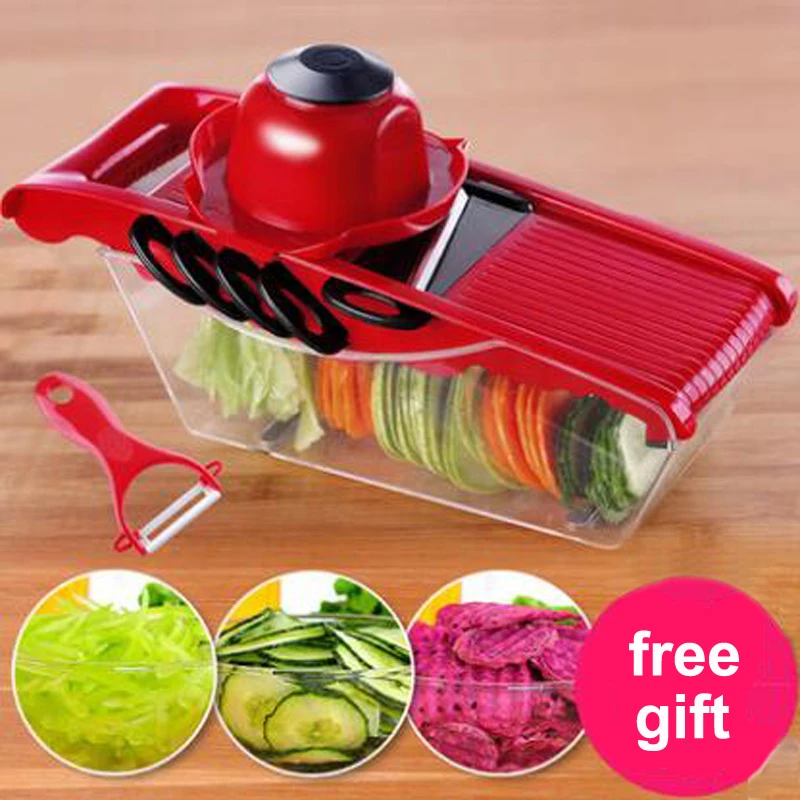 Терка для овощей Drixon с 5 лезвиями кухонный измельчитель моркови имбиря чеснока