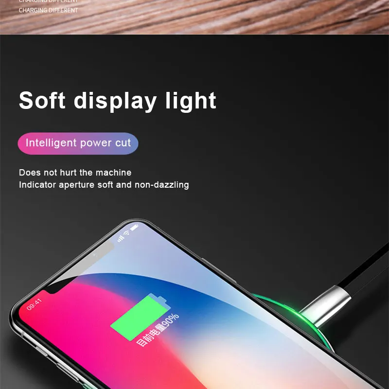 RZP Быстрое беспроводное зарядное устройство для Apple iPhone 11 Pro Xs Max XR X 8 Plus samsung Note10 S9 S10 Plus Беспроводное зарядное устройство для телефона