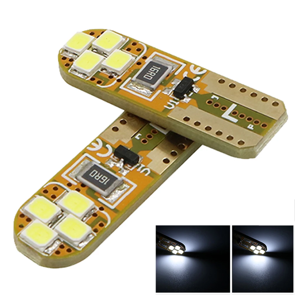 YSY T10 w5w 168 194 501 8smd 2835 светодиод 500 шт. Canbus без ошибок автомобильный габаритный