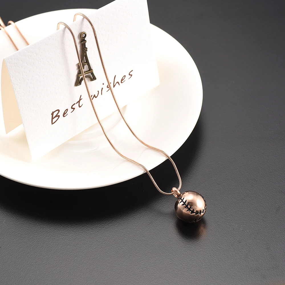 Похоронная урна серебряного золотого цвета с кулоном в виде шара памятная