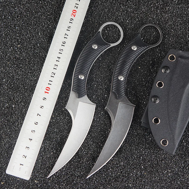 Нож Сталлоне коготь ножи Тактические Выживание D2 фиксированным лезвием Охота