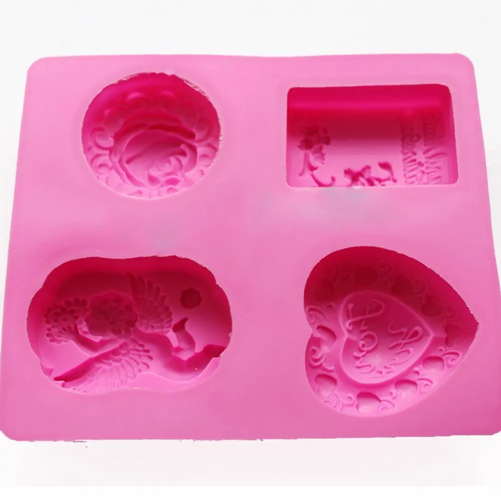 Искусственное мыло для домашнего творчества с 4 картриджами ручной работы|silicon mold