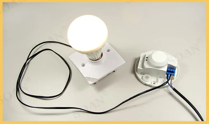 220V-240V 360 degrees Microwave induction switch mounted Microwave sensor Radar body induction switch Move Object sensor