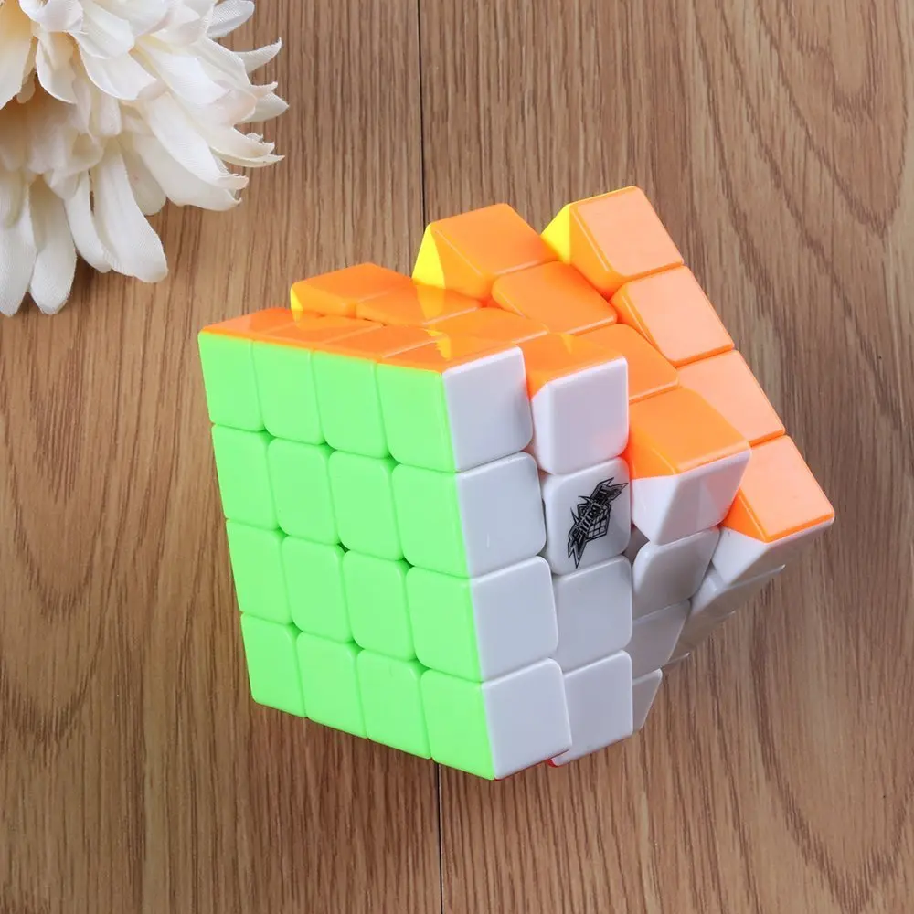 D FantiX Mini Cyclone Boys 4x4 speed Cube Невидимый волшебный куб 4x4x4 Пазлы игрушки (57 мм версия