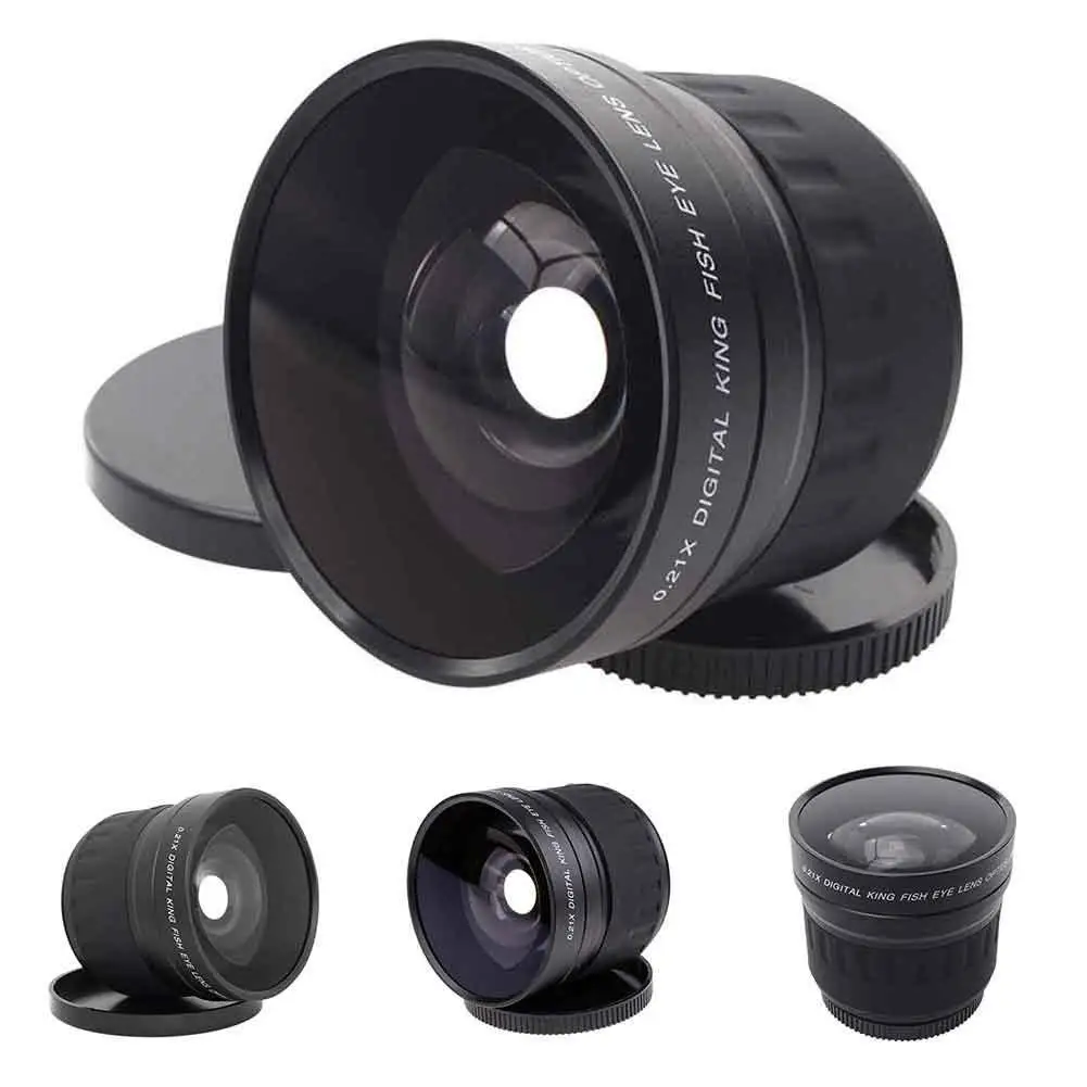 CUJMH 58 мм 0.21X Рыбий глаз объектив для Canon Nikon sony УФ спереди нитки DSLR камеры и