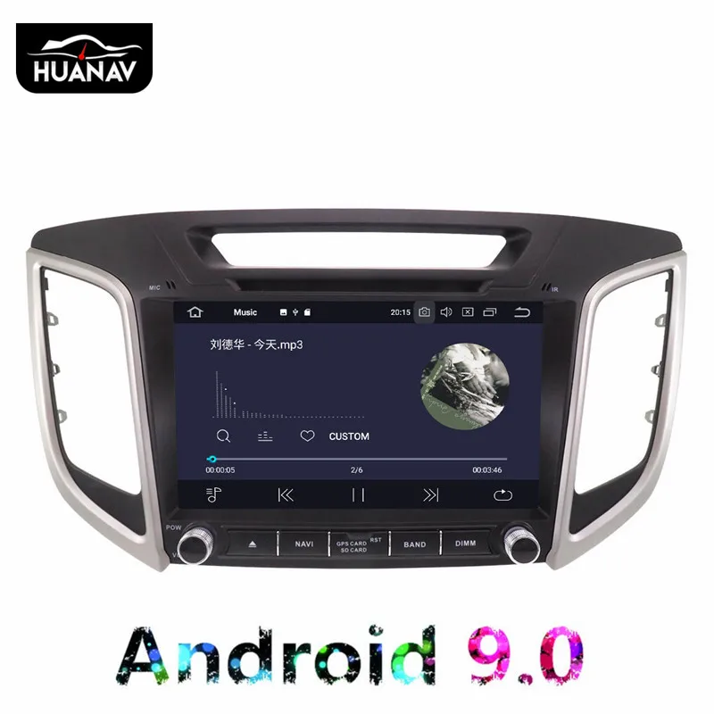 Android 9 0 автомобильный dvd плеер gps навигация для HYUNDAI IX25 2014 2018 CRETA Радио авто Satnav