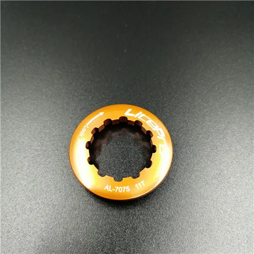 LITEPRO кассета Freewheel замок крышки 11 T крышка маховика из алюминиевого сплава 7075 горный велосипед складной дорожный велосипед Freewheel часть - Цвет: Оранжевый