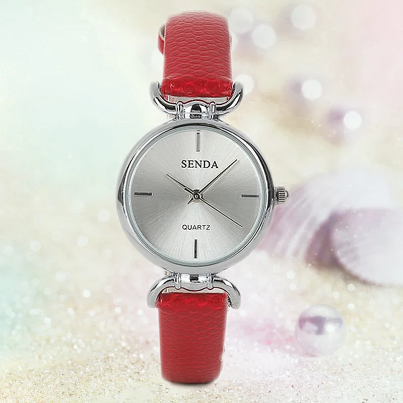 SENDAS новые модные повседневные минималистичные женские наручные часы с небольшим