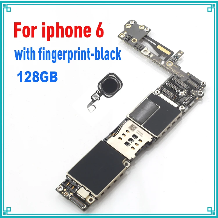 Оригинальная Черная материнская плата 128 ГБ для iphone 6 4 7 дюйма со сканером