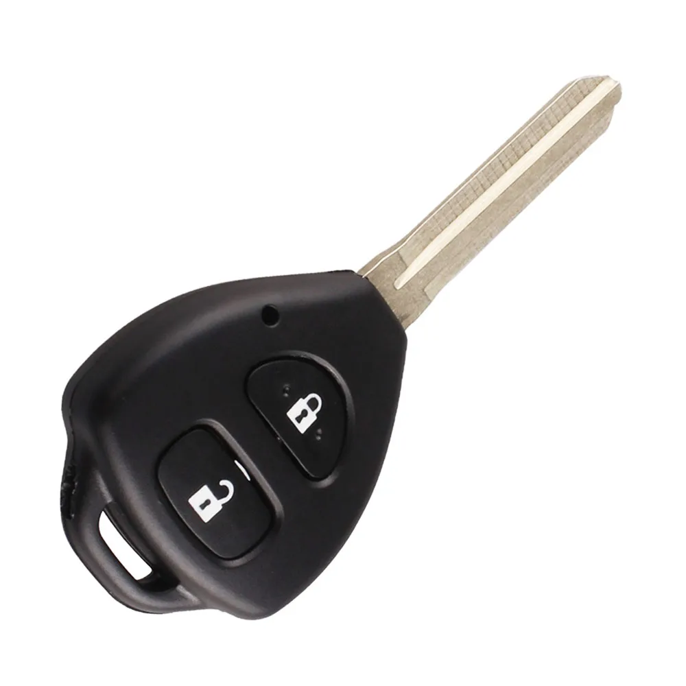 Чехол для автомобильного ключа JEAZEA Remote 2 кнопки чехол Toyota Corolla RAV4 Yaris Camry Hilux Prado |