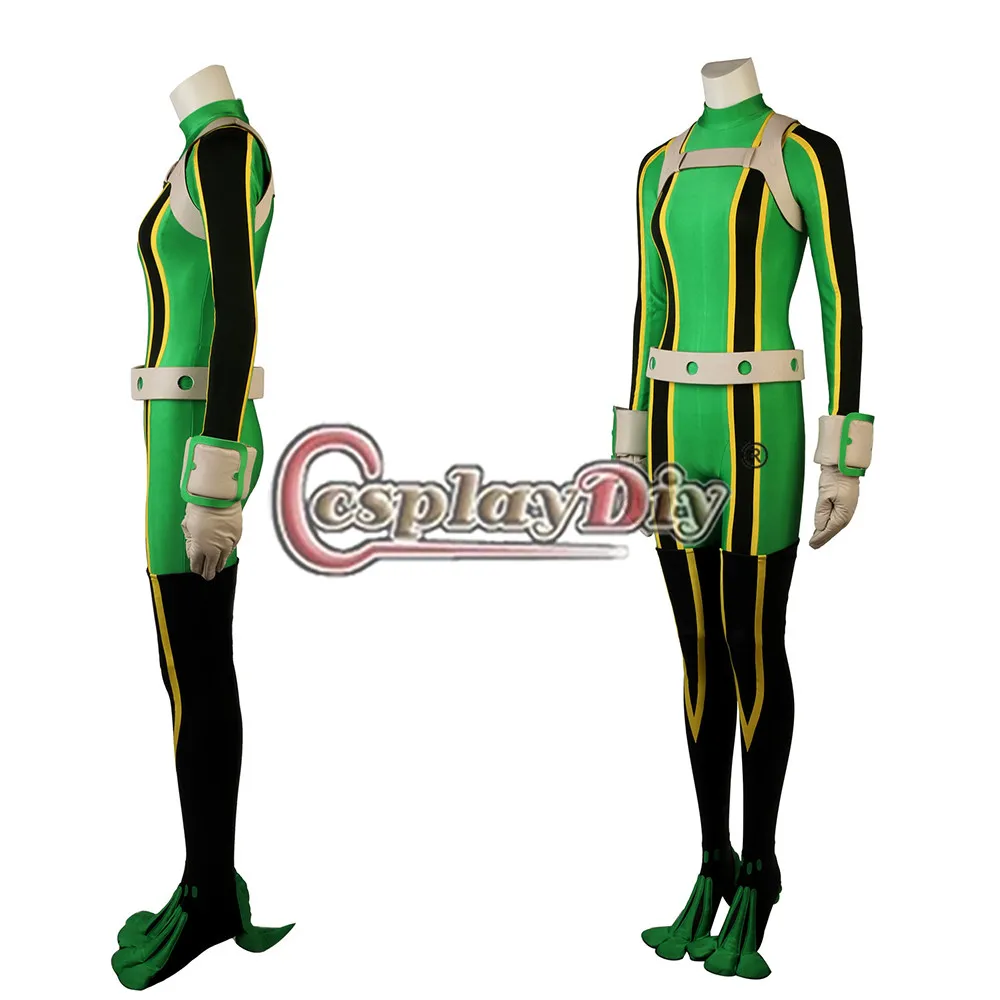 Косплей diy аниме My Hero academic Boku no Tsuyu Asui Костюм с очками L320|Костюмы аниме| |