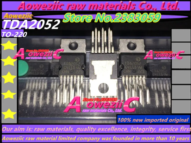 Aoweziic 100% новый импортный оригинальный TDA2052 TO-220 Hi-Fi аудио усилитель мощности 60 Вт -