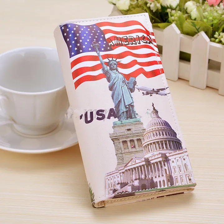 Лидер продаж Женский Длинный кошелек 11 цветов из искусственной кожи женские