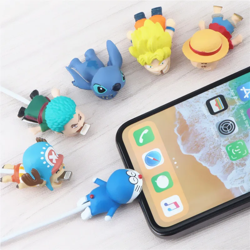 Милый Стич мультфильм Dragon Ball защита для кабеля &quotукусный&quot кабель передачи