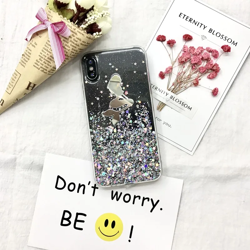 Tfshining 3D Мультфильм Алиса принцесса Русалка чехол для телефона iphone 8 7 6S 6 Plus Милая