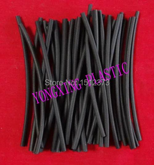 180pcs /lot 1.5 2.5. 3.5 5.0 6.0 7.0mm 10cm length pvc heat shrink tube black color ratio 2:1 sleeving mixed in box | Обустройство