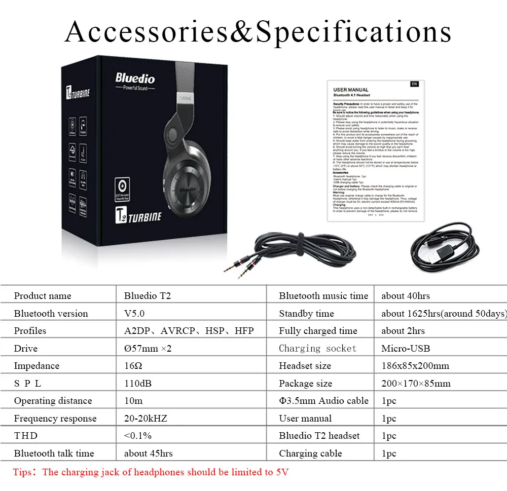 Bluedio T2 Bluetooth 5,0 беспроводные складные наушники с Mircorphone 3d звук оригинальная гарнитура для сотового телефона Xiaomi наушники