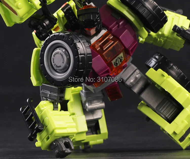 NBK Devastator бульдозер скраппер гравитационный крюк строитель GT Devastator KO трансформация Инженерная фигурка игрушки