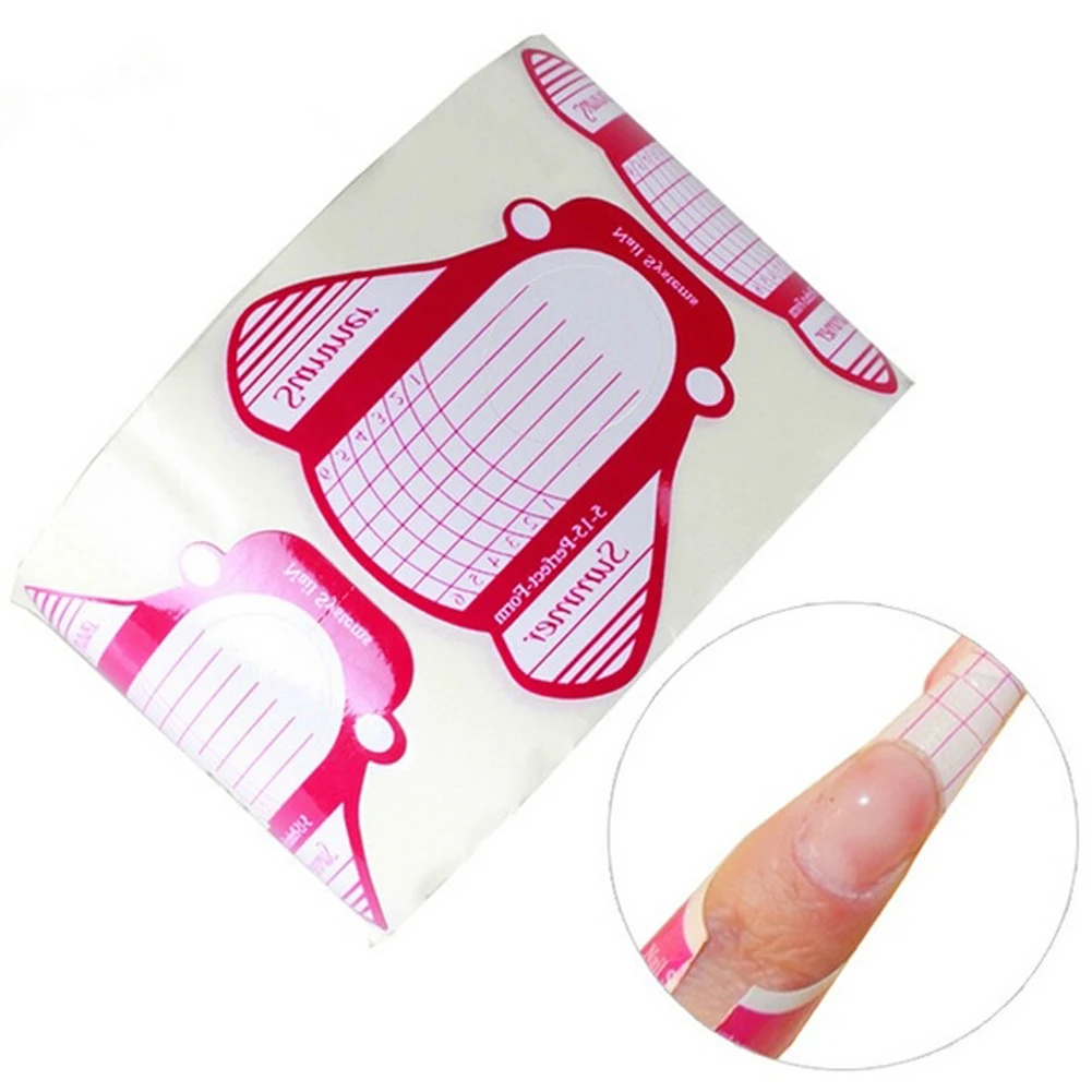 100 шт гвоздь Новый мультяшный в виде животных Nail Art Советы формы расширения