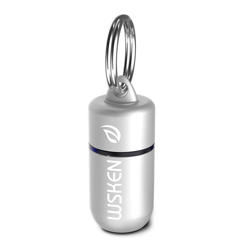 Silver WSKEN, магнитный кабель, штепсельная коробка, контейнер для штепсельной вилки, кабель usb типа C и кабель Micro USB и Магнитный зарядный usb-кабель для iPhone - Цвет: Silver