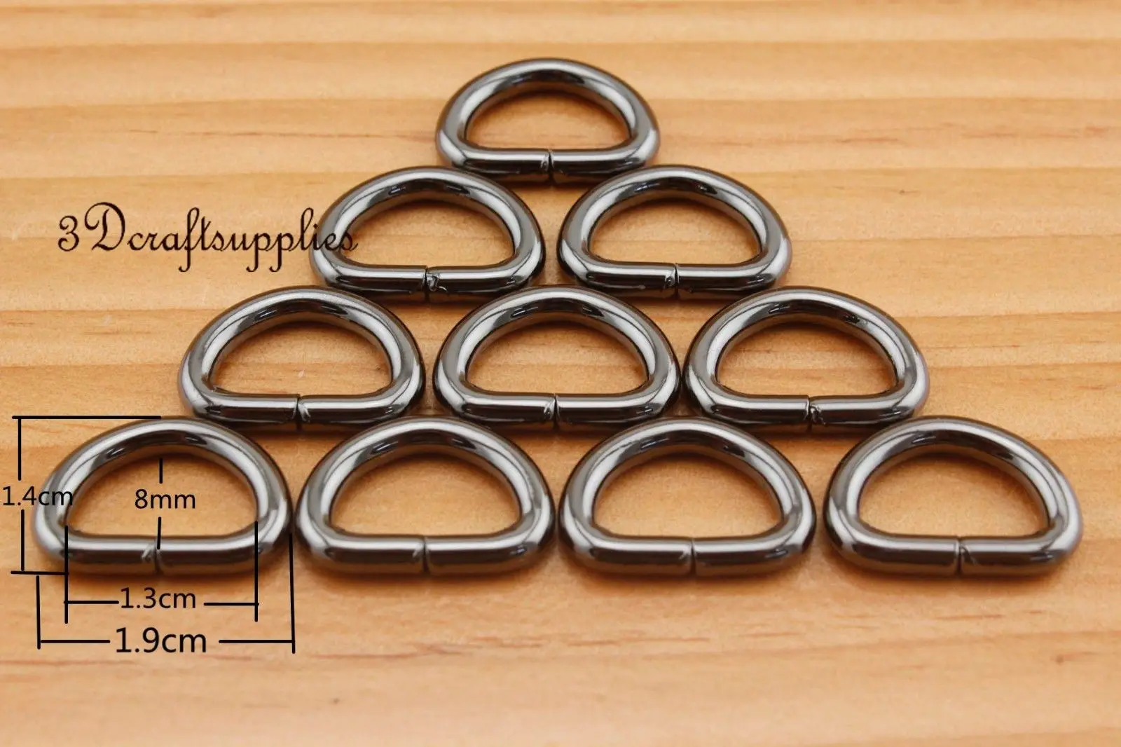 12 мм d Кольцо d-ring металлическое кольцо для кошелька 1/2 дюйма 20 шт. U170 | Багаж и сумки