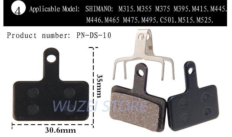 2 пары(4 шт.) Резиновые MTB велосипедные дисковые Тормозные колодки для TEKTRO ZOOM MAGURA BB5 BB7 SHIMANO AVID тормозные Аксессуары Тормозная прокладка