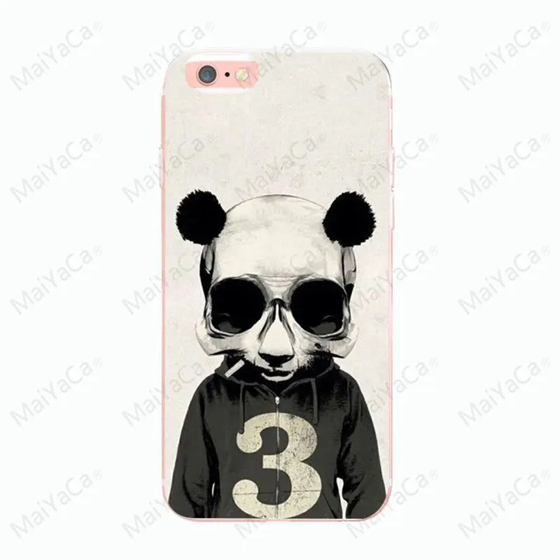 Чехол Panda для iphone 8 8plus 6 6s 5 5s SE чехол X XS XR 7 7plus Ультратонкий силиконовый 12 mini 12proMax |