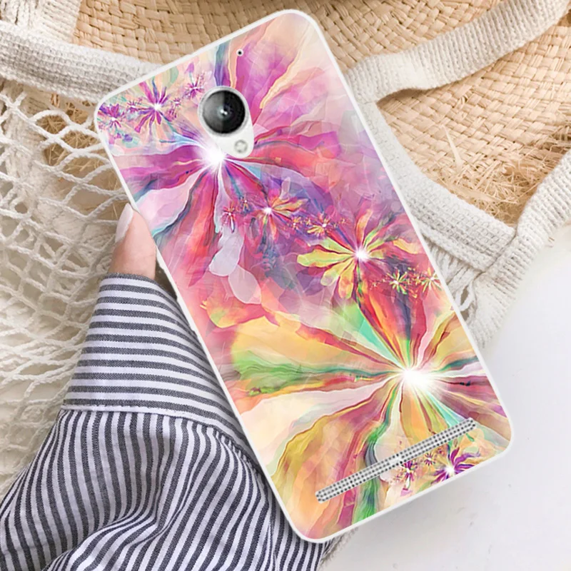 5.0 inch for Lenovo Vibe C2 Phone Case Clear Silicone Power K10A40 Cover Slim TPU Soft Back Shell Letters Fundas |