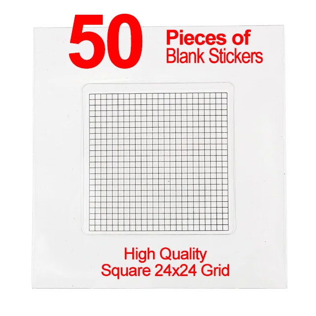 Square-24x24-50 Алмазная картина полная квадратная Алмазная мозаика 11x14 пустой прозрачный алмаз наклейка пиксель искусство хобби и ремесла Алмазная вышивка - Цвет: Square-24x24-50
