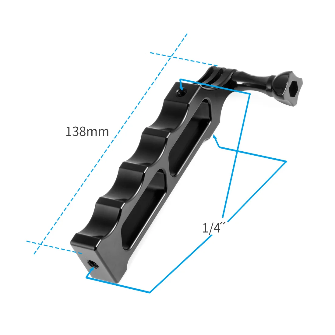 CNC Высококачественная алюминиевая тактическая ручка для камеры с металлическим