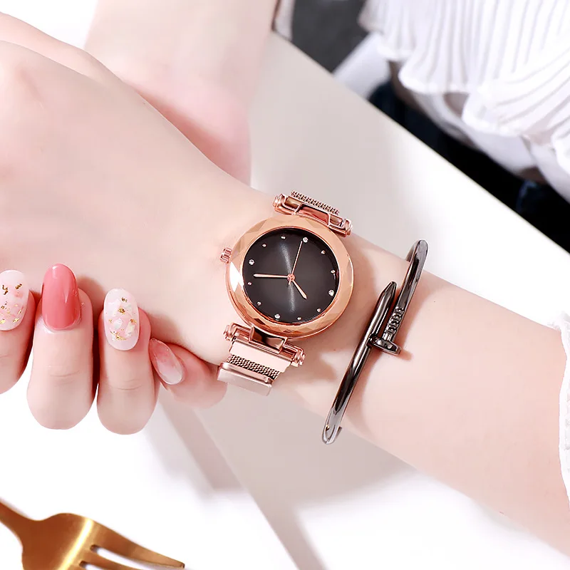 Kids Luxury Famous Magnet Strap Bracelet Wrist Watch Children Watches Fashion Analog Clock Teen Gift For Girls Hodinky Reloges | Наручные