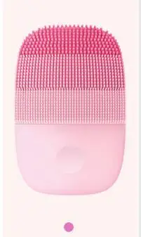 PINK Xiaomi InFace электрическая звуковая Чистящая Щетка массажная звуковая мойка для лица водостойкое Силиконовое очищающее средство для лица Уход за кожей масса - Цвет: PINK