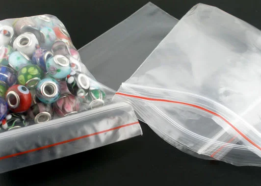 Doreen Box hot 500 Самоклеющиеся пластиковые пакеты на молнии 5x6 см (B03101)|500 plastic bags|box boxsealed