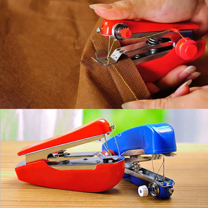1 шт. портативная беспроводная ручная швейная машинка для одежды|sewing machine|portable